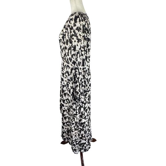 RAILS TYRA FAUX WRAP MIDI DRESS IN BLURRED CHEETAH NWT WOMEN'S SIZE LARGE - Picture 9 of 16